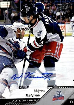 2022-23 Upper Deck AHL - Autographs #58 Wyatt Kalynuk Front