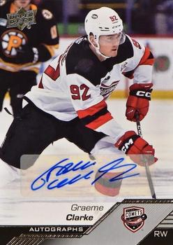 2022-23 Upper Deck AHL - Autographs #99 Graeme Clarke Front