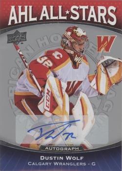 2022-23 Upper Deck AHL - AHL All-Stars Autographs #AS-1 Dustin Wolf Front
