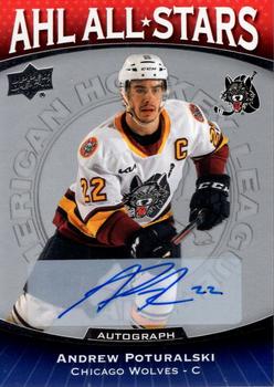2022-23 Upper Deck AHL - AHL All-Stars Autographs #AS-5 Andrew Poturalski Front
