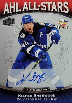 2022-23 Upper Deck AHL - AHL All-Stars Autographs #AS-12 Kiefer Sherwood Front