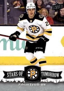 2022-23 Upper Deck AHL - Stars of Tomorrow #ST-8 Fabian Lysell Front
