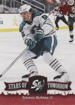 2022-23 Upper Deck AHL - Stars of Tomorrow Red #ST-1 Tristen Robins Front