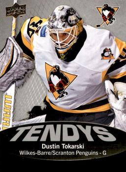 2022-23 Upper Deck AHL - Tendys #T-19 Dustin Tokarski Front