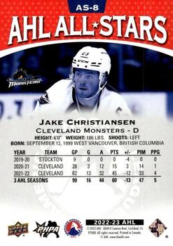 2022-23 Upper Deck AHL - AHL All-Stars #AS-8 Jake Christiansen Back