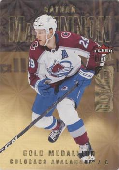 2021-22 Ultra - Lucky 13 Gold Achievements #L 13-6 Nathan MacKinnon Front