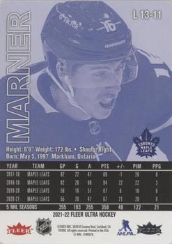 2021-22 Ultra - Lucky 13 Gold Achievements #L 13-11 Mitch Marner Back