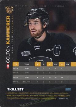 2022-23 Hamilton Bulldogs (OHL) Special Edition #NNO Colton Kammerer Back