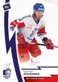 2022-23 Moje karticky Czech Ice Hockey Team #16 Tomas Zohorna Front