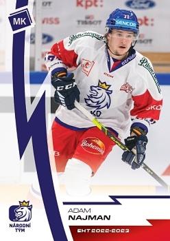 2022-23 Moje karticky Czech Ice Hockey Team #29 Adam Najman Front