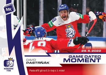 2022-23 Moje karticky Czech Ice Hockey Team #39 David Pastrnak Front