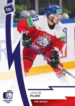 2022-23 Moje karticky Czech Ice Hockey Team #59 Jakub Flek Front