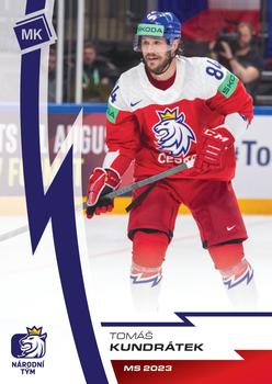 2022-23 Moje karticky Czech Ice Hockey Team #72 Tomas Kundratek Front