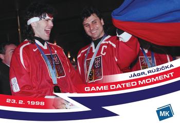 2022-23 Moje karticky Czech Ice Hockey Team #127 Jaromir Jagr / Vladimir Ruzicka Front
