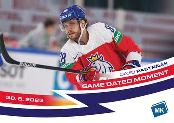 2022-23 Moje karticky Czech Ice Hockey Team #135 David Pastrnak Front