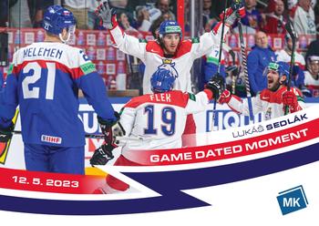2022-23 Moje karticky Czech Ice Hockey Team #139 Lukas Sedlak Front
