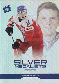 2022-23 Moje karticky Czech Ice Hockey Team - Silver Medalists U20 #SM-10 Stanislav Svozil Front