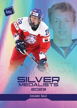 2022-23 Moje karticky Czech Ice Hockey Team - Silver Medalists U20 #SM-21 Eduard Sale Front