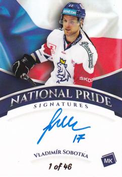 2022-23 Moje karticky Czech Ice Hockey Team - National Pride Signatures #NPS-13 Vladimir Sobotka Front
