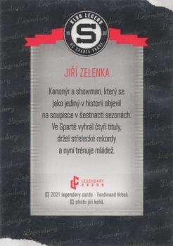 2022 Legendary Cards HC Sparta Praha 1903 Klub Legend - /5 #32 Jiri Zelenka Back