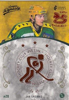 2021 Legendary Cards League Dynasty Vsetín - Pardubice Expo 2022 Copper #141 Jan Srdinko Front