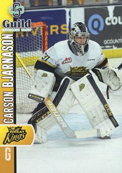 2022-23 Brandon Wheat Kings (WHL) #NNO Carson Bjarnason Front