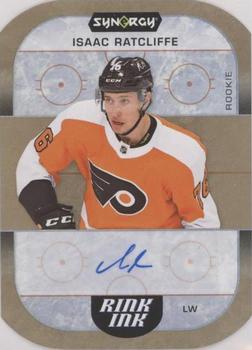 2022-23 Upper Deck Synergy - Rink Ink Rookies Mystery Gold Achievements #RIR-IR Isaac Ratcliffe Front