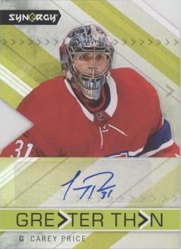 2022-23 Upper Deck Synergy - Greater Than Signatures #GT-CP Carey Price Front