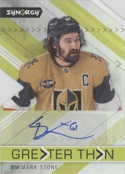 2022-23 Upper Deck Synergy - Greater Than Signatures #GT-ST Mark Stone Front