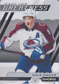2022-23 Upper Deck Synergy - Cast for Greatness #CG-8 Cale Makar Front