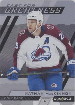 2022-23 Upper Deck Synergy - Cast for Greatness #CG-13 Nathan MacKinnon Front
