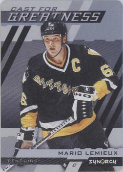 2022-23 Upper Deck Synergy - Cast for Greatness #CG-14 Mario Lemieux Front