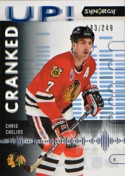 2022-23 Upper Deck Synergy - Cranked Up Blue #CU-CE Chris Chelios Front