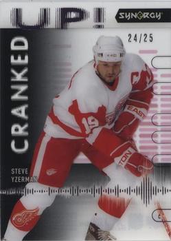 2022-23 Upper Deck Synergy - Cranked Up Pink #CU-SY Steve Yzerman Front