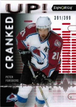 2022-23 Upper Deck Synergy - Cranked Up Red #CU-PF Peter Forsberg Front
