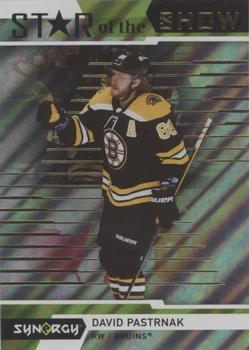 2022-23 Upper Deck Synergy - Star of the Show #SOS-14 David Pastrnak Front