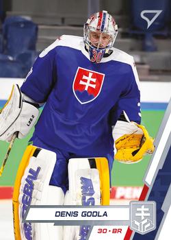 2023 SportZoo Hokejové Slovensko #01 Denis Godla Front
