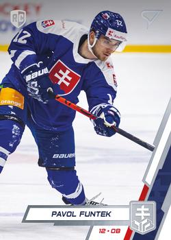 2023 SportZoo Hokejové Slovensko #08 Pavol Funtek Front