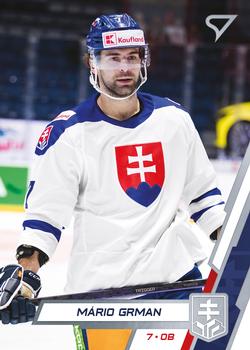 2023 SportZoo Hokejové Slovensko #11 Mario Grman Front