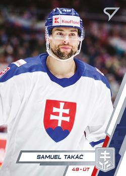 2023 SportZoo Hokejové Slovensko #43 Samuel Takac Front