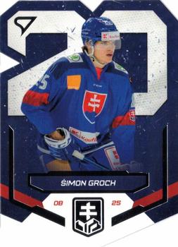 2023 SportZoo Hokejové Slovensko - Slovensko 20 #SD-04 Simon Groch Front
