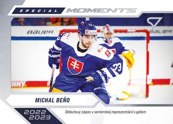 2023 SportZoo Hokejové Slovensko - Special Moments #SM-01 Michal Beno Front