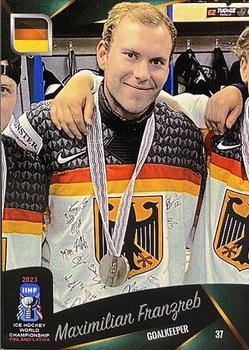 2023 AMPIR IIHF World Championship Team Germany #GER03 Maximilian Franzreb Front