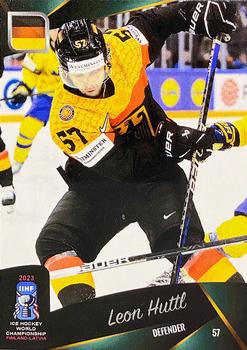 2023 AMPIR IIHF World Championship Team Germany #GER15 Leon Huttl Front