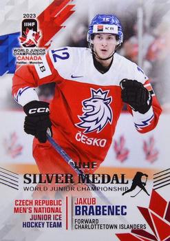 2023 BY Cards IIHF World Junior Championship #33 Jakub Brabenec Front