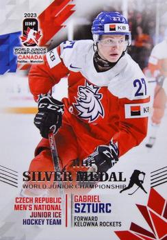 2023 BY Cards IIHF World Junior Championship #43 Gabriel Szturc Front