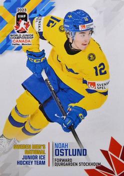 2023 BY Cards IIHF World Junior Championship #80 Noah Ostlund Front