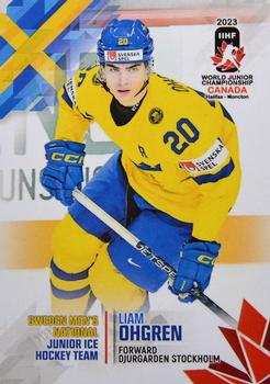 2023 BY Cards IIHF World Junior Championship #83 Liam Ohgren Front
