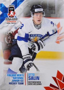 2023 BY Cards IIHF World Junior Championship #95 Otto Salin Front
