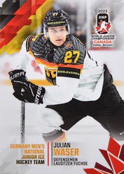 2023 BY Cards IIHF World Junior Championship #162 Julian Waser Front